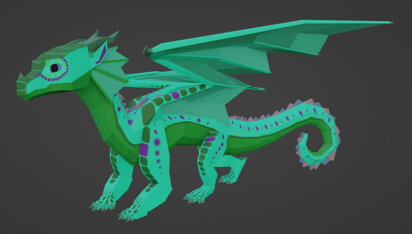 "Cushi" (Client model; blocky style)